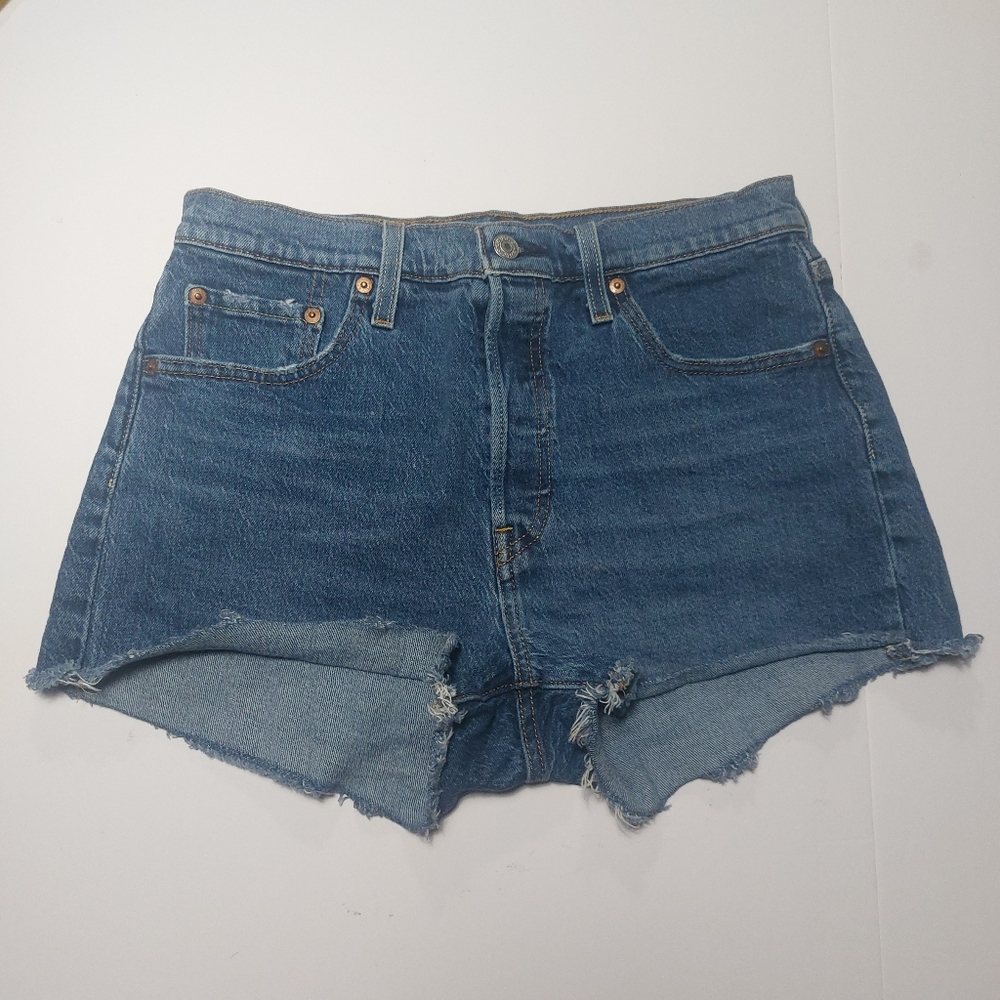 Levi's 501 Blue Denim Women's Shorts Size  W29